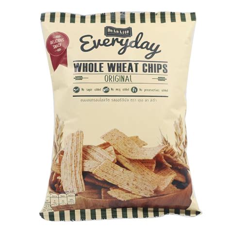 De La Lita Whole Wheat Chips Original G Villa Market