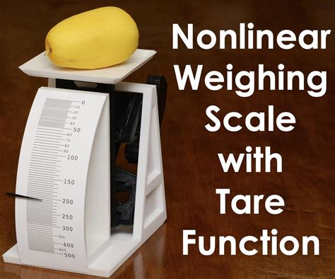 Nonlinear Weighing Scale With Tare Function : 4 Steps (with Pictures) - Instructables