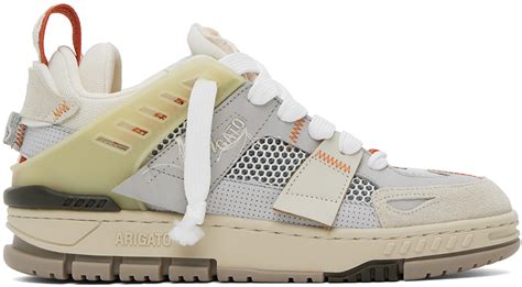 Beige Area Patchwork Sneakers By Axel Arigato On Sale