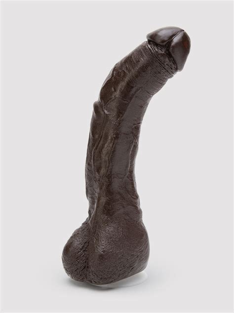 Bargain Sale Doc Johnson Black Thunder Realistic Vac U Lock Dildo 9