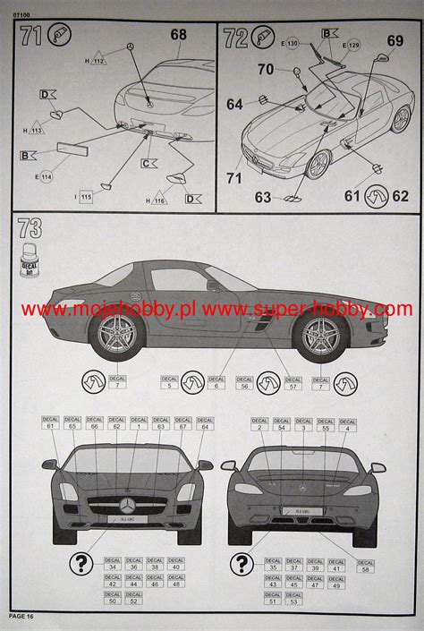 Mercedes SLS AMG Model Set Revell 67100