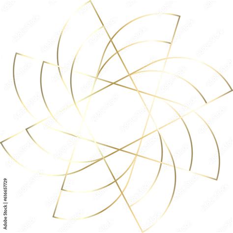 Gold Circle Design Image Stock Illustration | Adobe Stock