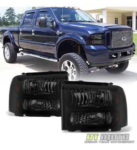 Par Faros Negro Ahumado Ford F Super Duty Xlt L Cuotas