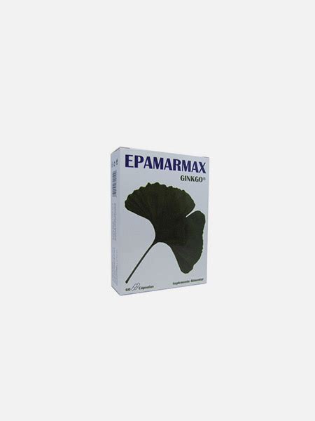 Epamarmax Ginkgo 60 cápsulas Natural e Eficaz NutriBio