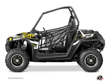 Kit D Co Ssv Visor Polaris Rzr Jaune Kutvek