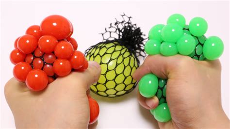 Asmr Squishy 064 Mesh Squishy Balls Weird Squishies Stress Ball Youtube