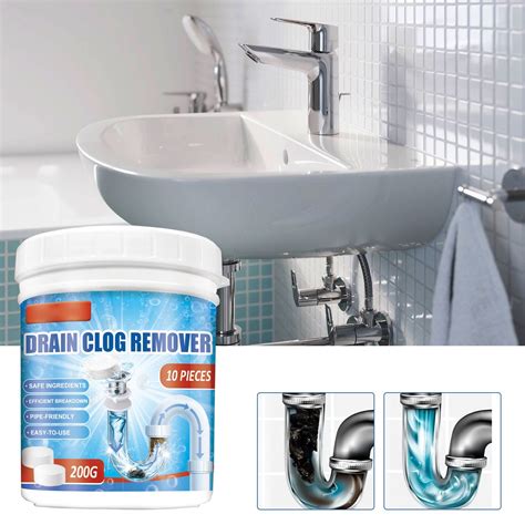 Pipe Clearing And Cleaning Tablets For Cleaning And Clearing Clogged