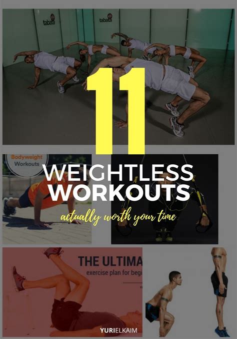 11 Weightless Workouts That Are Actually Worth Your Time Yuri Elkaim