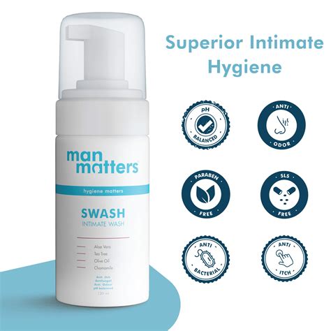 Man Matters Intimate Wash For Men Anti Bacterial Anti Itch Anti