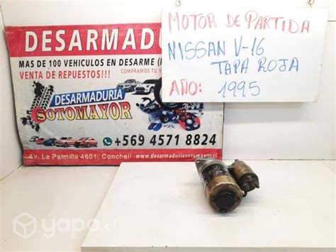 Motor Partida Nissan V16 Tapa Roja 1995 Desarmaduria Sotomayor