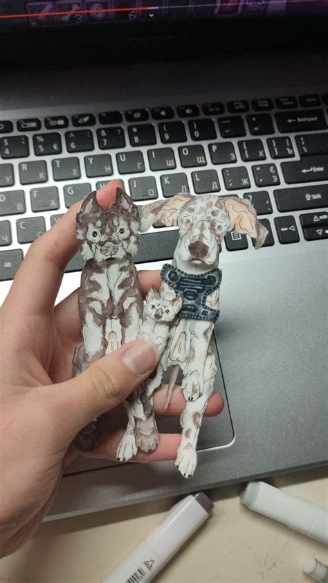 Собака | Paper animals, Paper dogs, Paper dolls diy