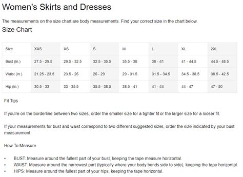 Nike Size Guide