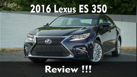 2016 Lexus Es 350 Review Ratings Specs Prices And Photos Youtube