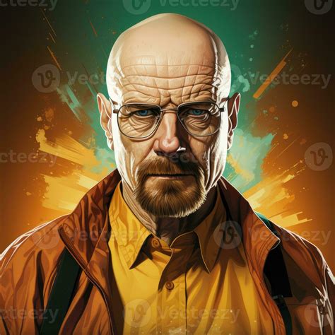 heisenberg Walter white vector simple illustration breaking bad artwork ...