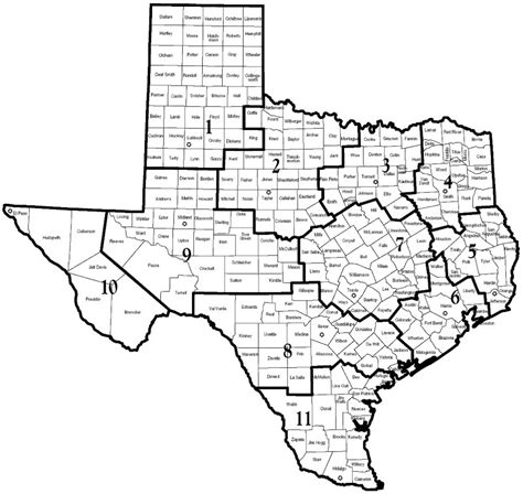 Dfps - Map Of Dfps Regions - Texas Dps Region Map - Printable Maps