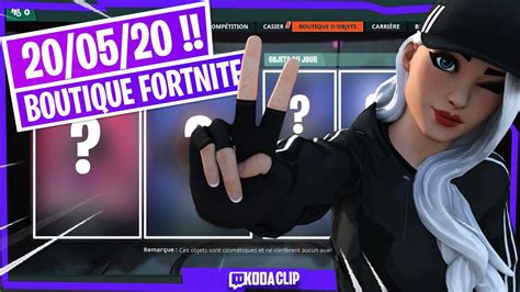 🌐 Boutique Fortnite Du 20 Mai 2020 Youtube