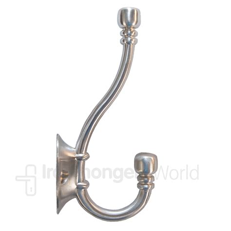 Ball End Coat Hook Satin Chrome Ironmongery World