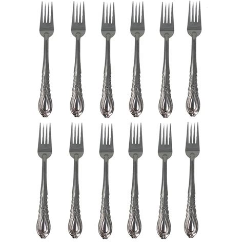 12 Pieces Stainless Steel Forks 7 25in Flatware Forks Tableware Forks