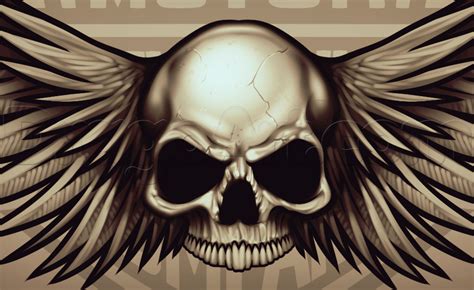 Harley Skull Wallpaper - WallpaperSafari