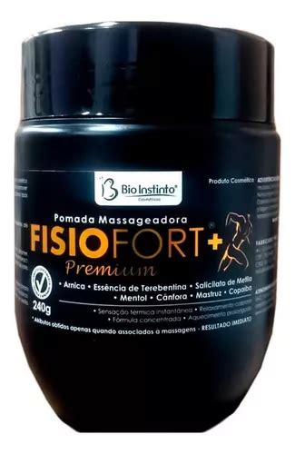 Pomada Fisiofort Premium G Bio Instinto Caixa