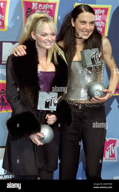 Rotterdam Holland 06111997 Mtv Europe Music Awards 1997 Spice Girls Emma Bunton And Melanie