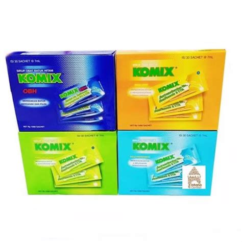 Jual Komix Obat Batuk All Variant Per Sachet Ml Shopee Indonesia