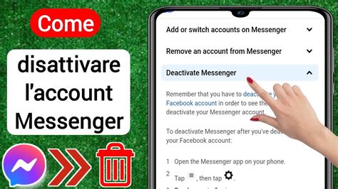 Come Disattivare L Account Messenger Nuovo 2023 Disattiva L Account