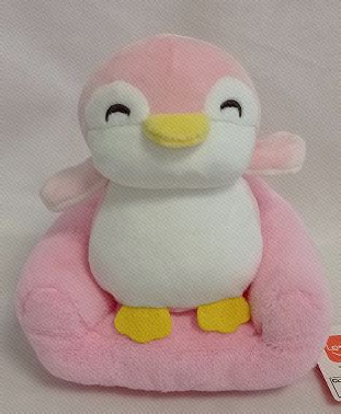 6 3in Pink Penguin Single Couch Plush Toy MINISO Bahrain