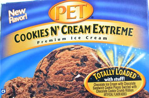 food and ice cream recipes: REVIEW: PET Cookies N' Cream Extreme