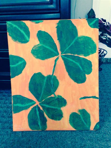 Shamrock Painting🍀 Painting Shamrock Art