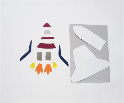 Fun And Easy Space Shuttle Papercraft Free Template Frosting And Glue