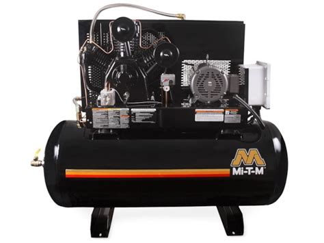 Mi T M Ads Series 10 Hp Industrial Two Stage Simplex Piston Air