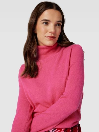 Christian Berg Woman Kaschmirpullover In Melierter Optik Pink Online