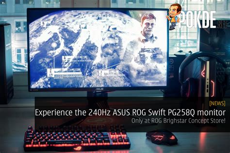 Experience the 240Hz ASUS ROG Swift PG258Q monitor at ROG Brightstar ...