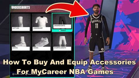 Nba K How To Buy And Equip Accessories For Mycareer Nba Games Ps