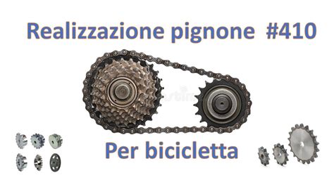 Realizzare Un Pignone Per Bicicletta In Minuti Youtube