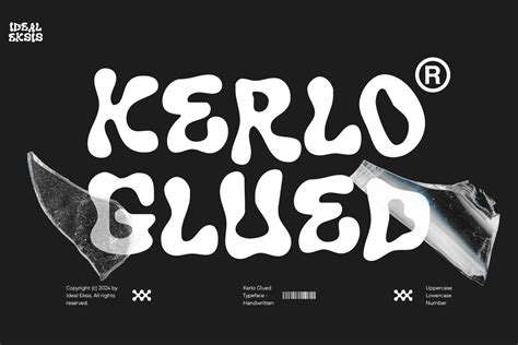 Kerlo Glued Font Idealeksis Fontspace