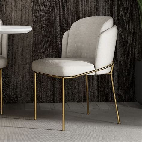 Nordic Light Luxury Home Post Modern Minimalist Dining Chair Stool Back