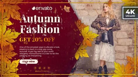 Videohive Fall Season Fashion Sale Autumn Promo INTRO HD