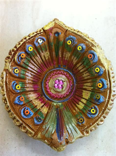 A Painted Diya India Real India Pinterest Diwali Diwali Diya