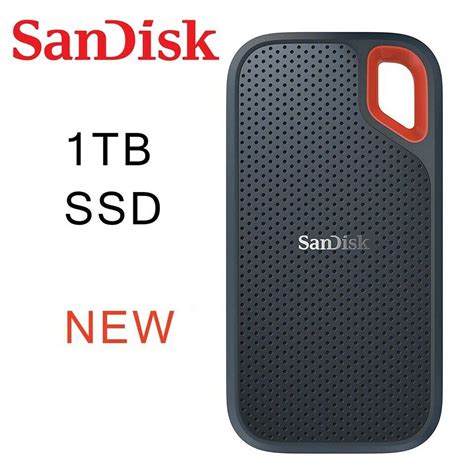 New And Sealed Sandisk 1tb Extreme Portable Ssd Up To 550 Mbs 7884445