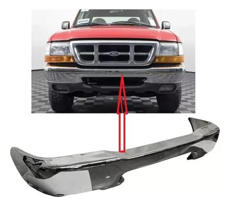 Defensa Delantera Cromada Ford Ranger 1998 1999 2000 2001 02 MercadoLibre