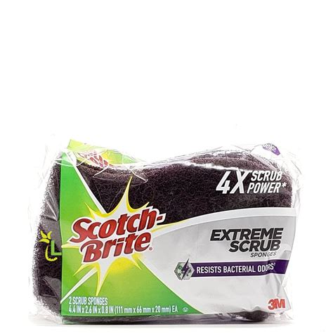 Scotch Brite Extreme Scrub Sponge 2pk Loshusan Supermarket Scotch