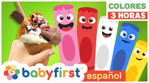 Colores En Español Para Niños La Pandilla De Colores 3 Horas