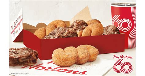 Celebrate 60 Years Of Tim Hortons® With Two Retro Donuts Plus The