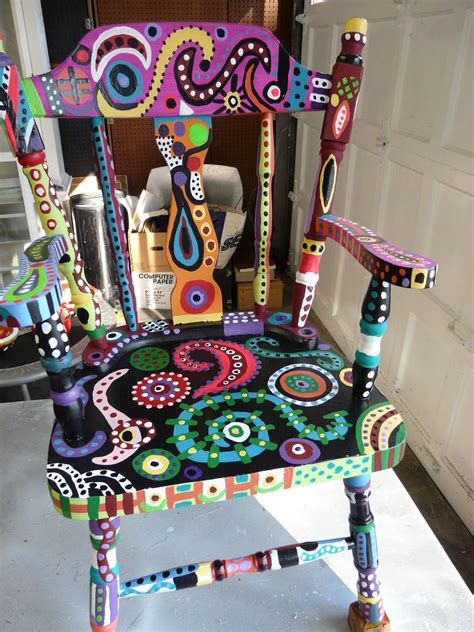 Funky Wooden Chair Painting Ideas