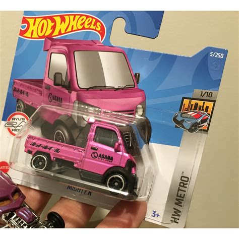 Hot Wheels caminhão carreto Asada rosa pink Truck carreto Shopee Brasil