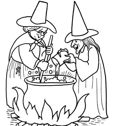 witch-halloween-coloring-pages-printable - Coloringkids.org