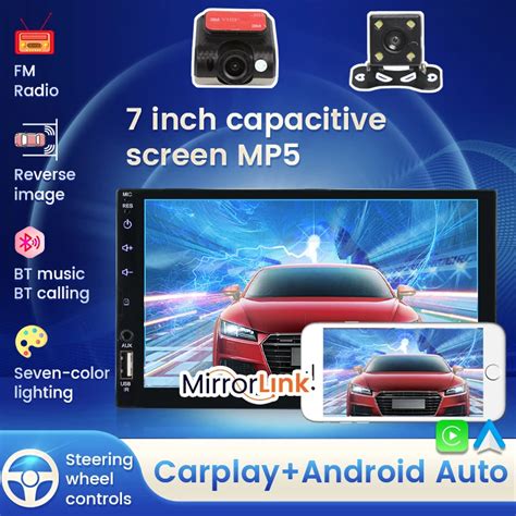 2Din Universal Car MP5 Player 7 HD Touch Screen Radio Samochodowe