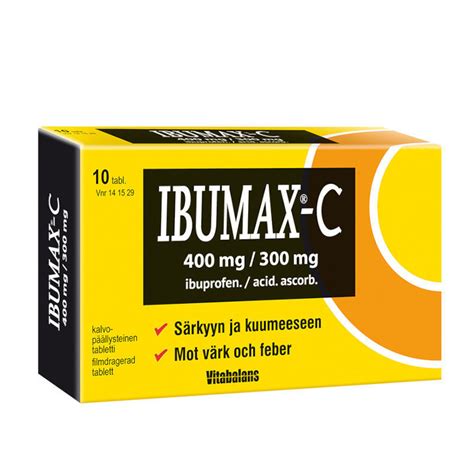 Ibumax C tabletti 400 300 mg kipulääke Yliopiston verkkoapteekki